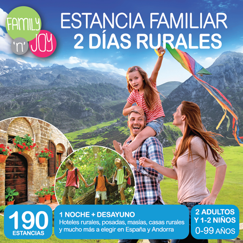 epack estancia familiar 2 dias rurales