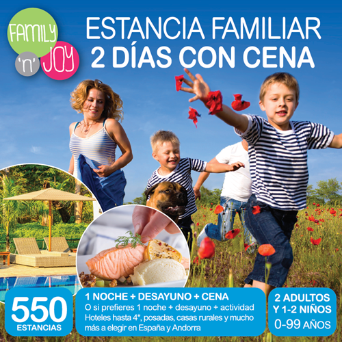 epack estancia familiar 2 dias con cena