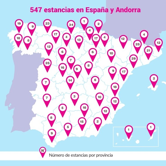 estancia familiar con actividades localizacion