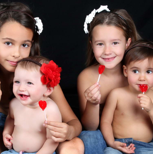 Fotos familia numerosa Madrid